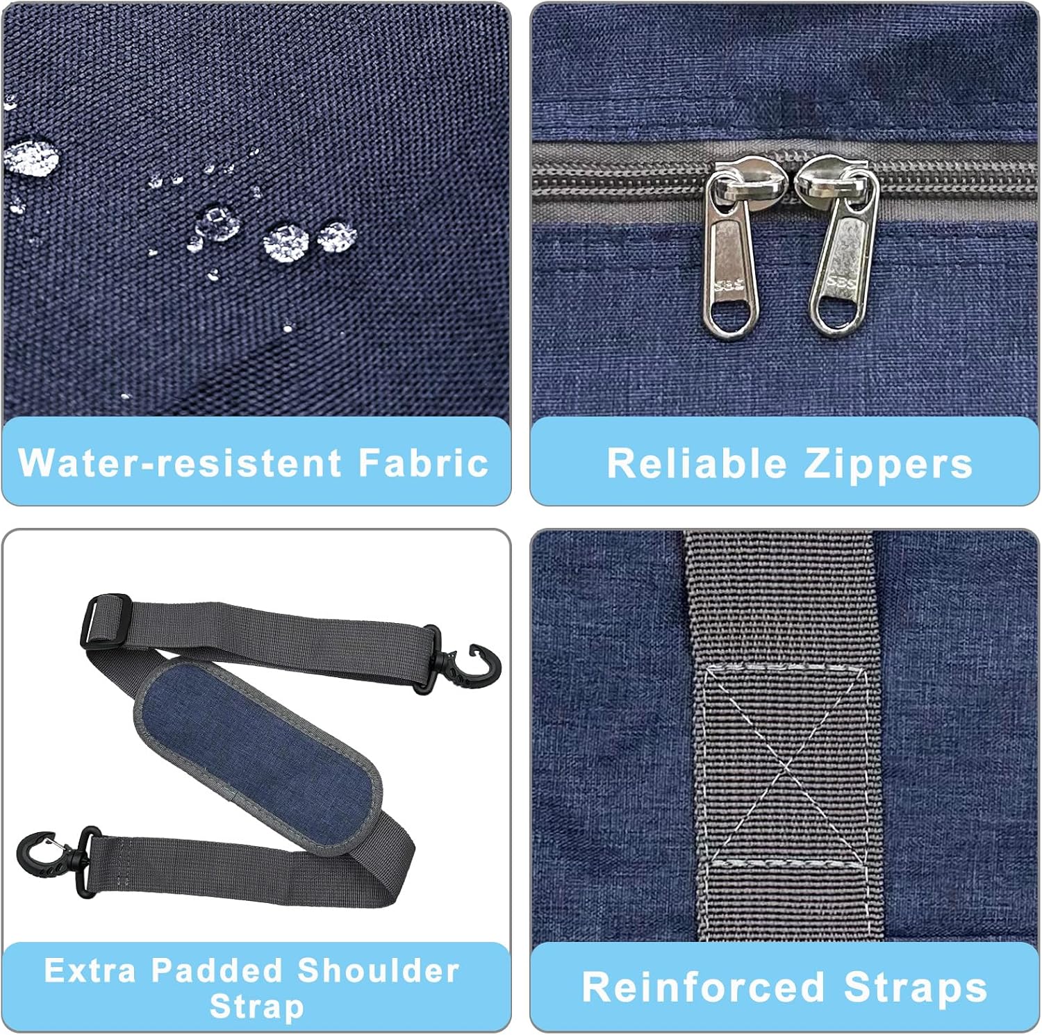 For Spirit Airlines Personal Item Bag 18x14x8 Foldable Carry on Bags for Airplanes Travel Duffel Bags for Women and Men - Image 3